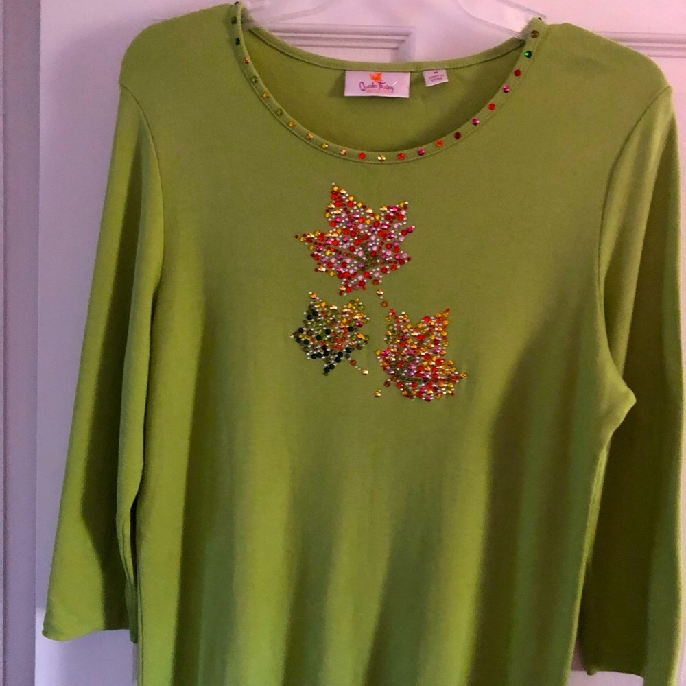 Quaker Factory “Fall Leaves” Top